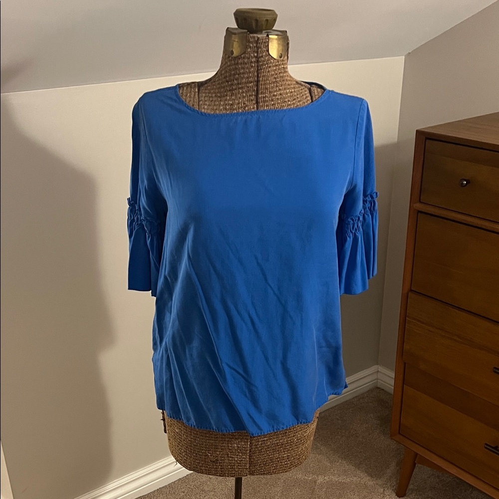 Ann Taylor Royal Blue Blouse